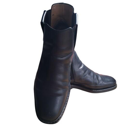 Michael Toschi CIS Mens size 10½ Black Leather Luxury Prep Casual Italy‎ Boots main image 6